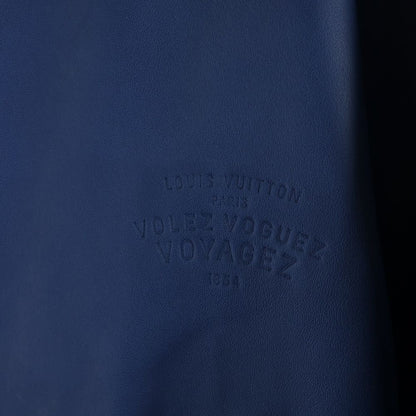 Louis Vuitton Volez Voguez Voyagez Traveling Exhibition Embossed Logo Leather — view 6