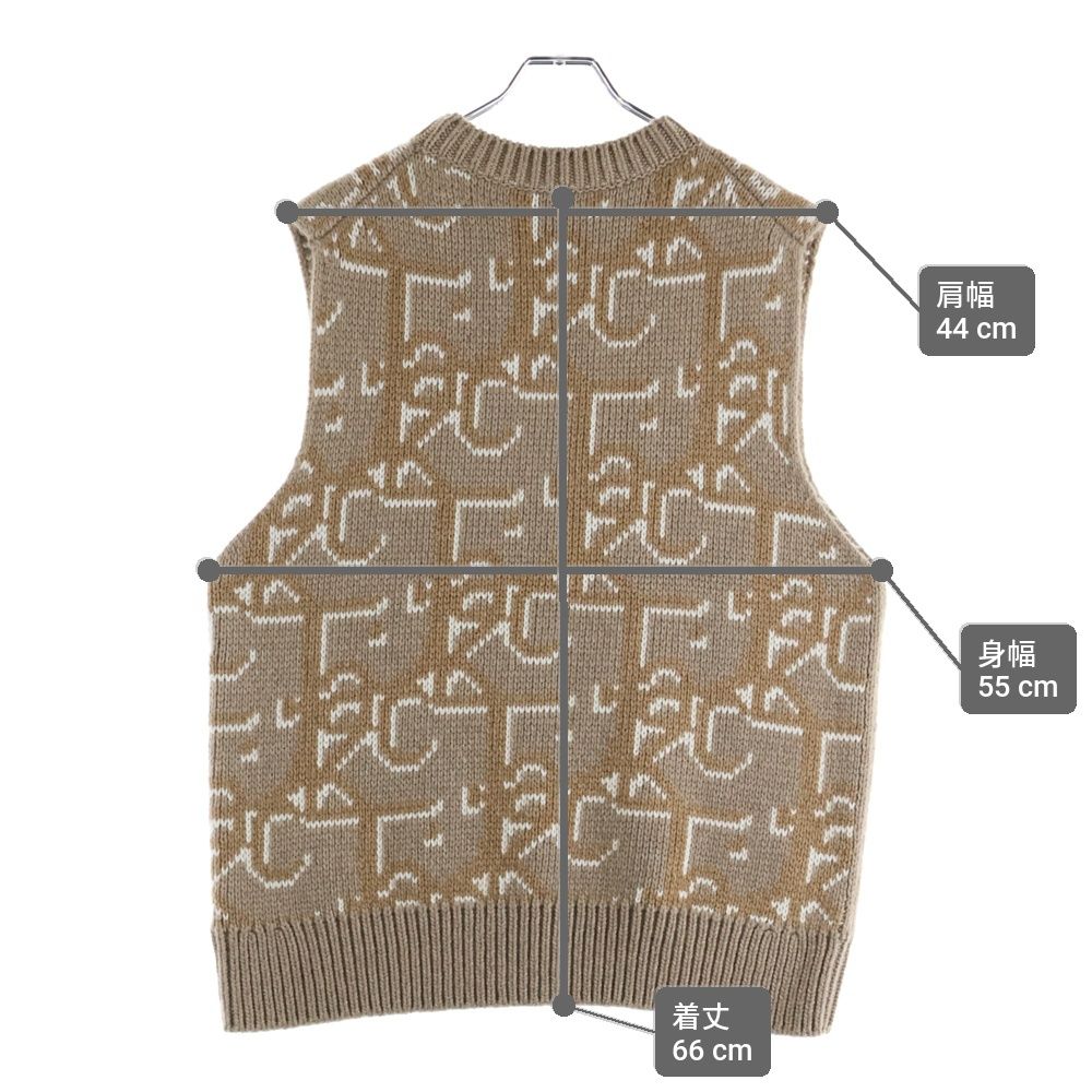 Dior Cactus Jack Oversized Sleeveless Sweater Travis Scott Cashmere Knit Vest — view 9