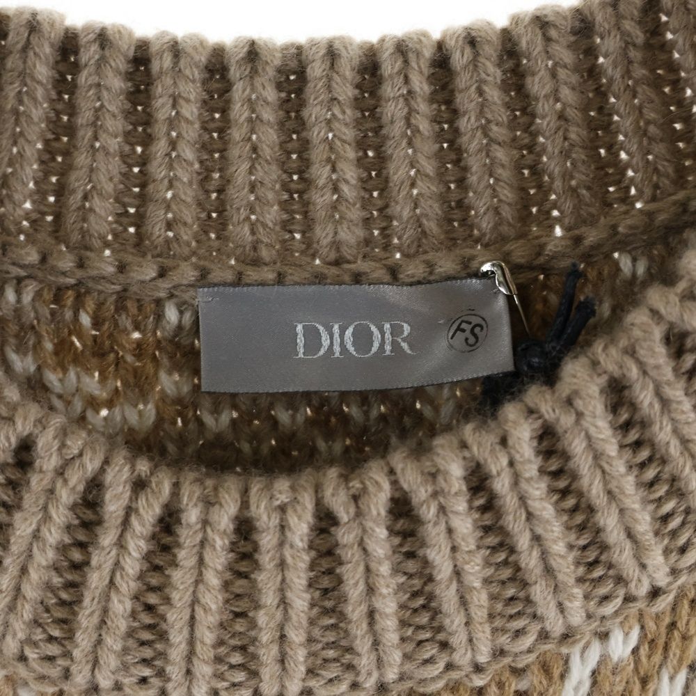 Dior Cactus Jack Oversized Sleeveless Sweater Travis Scott Cashmere Knit Vest — view 7