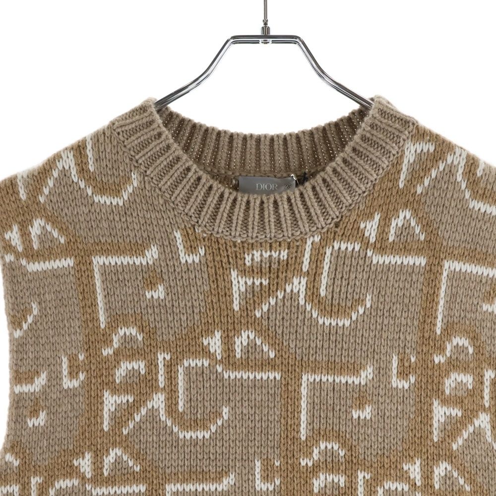 Dior Cactus Jack Oversized Sleeveless Sweater Travis Scott Cashmere Knit Vest — view 3