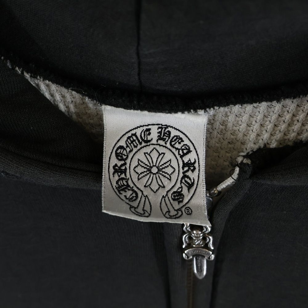 Chrome Hearts Vintage Thrml Sweatshirt HD Zip Lining Thermal Back Scroll Print — view 7