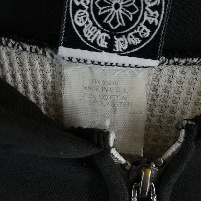 Chrome Hearts Vintage Thrml Sweatshirt HD Zip Lining Thermal Back Scroll Print — view 8