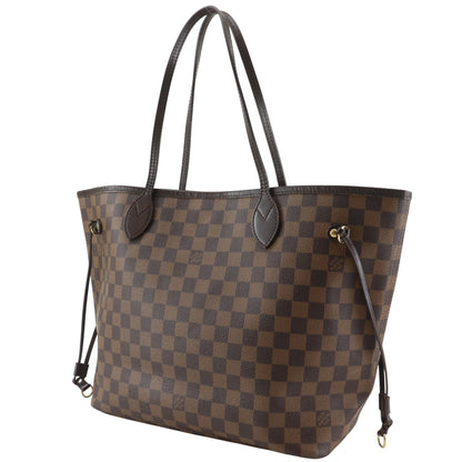Louis Vuitton Neverfull MM Damier Canvas Brown Tote — view 2