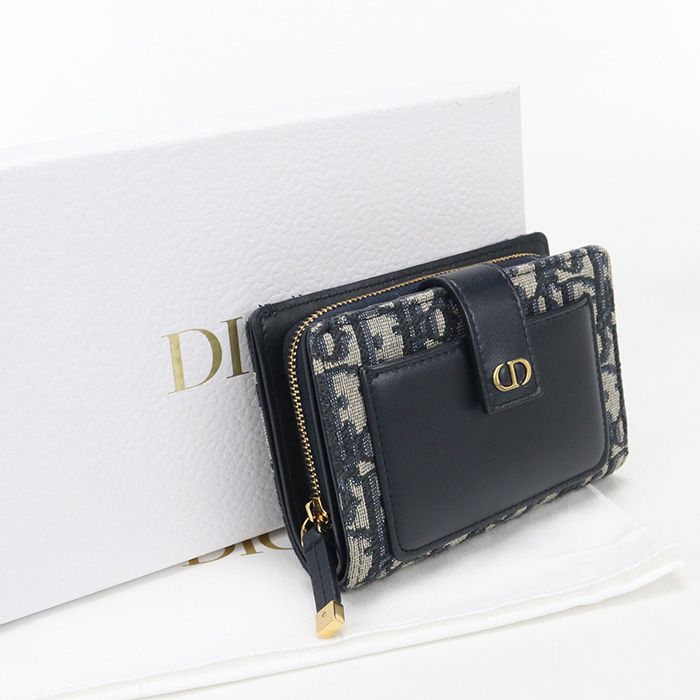 Dior Wallet 30 Montaigne Bifold Oblique