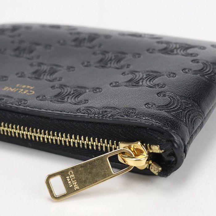 Celine Coin Purse Triomphe Calf — view 6
