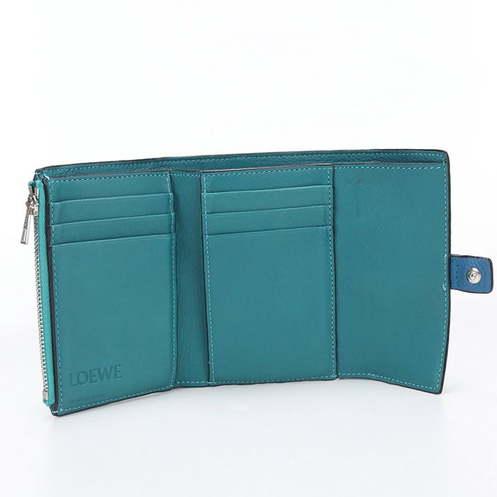 Loewe Vertical Wallet Small Anagram Trifold Calf — view 3
