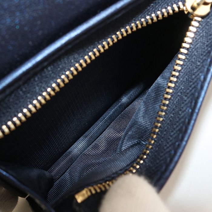 Dior Compact Wallet Bifold Leather — view 4