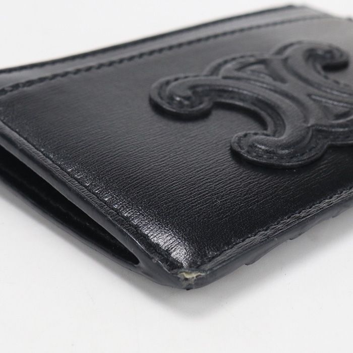 Celine Fragment Case Triomphe Coin Purse Calf — view 6