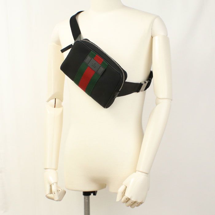 Gucci Waist Bag Sherry Canvas — view 8