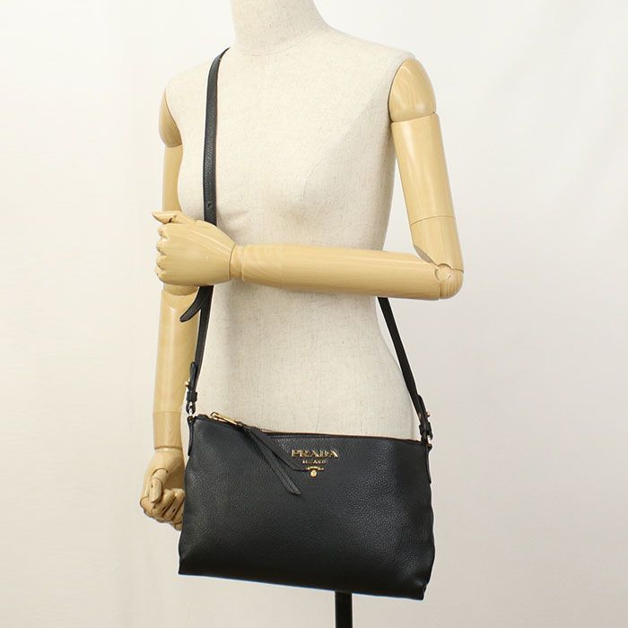 Prada Crossbody Shoulder Bag Leather — view 8