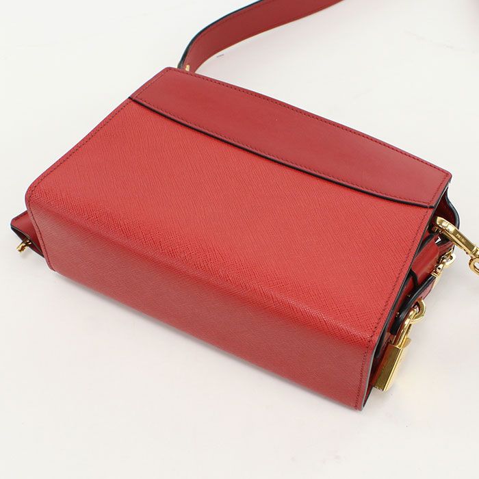 Prada Saffiano Leather Crossbody Shoulder Bag — view 2