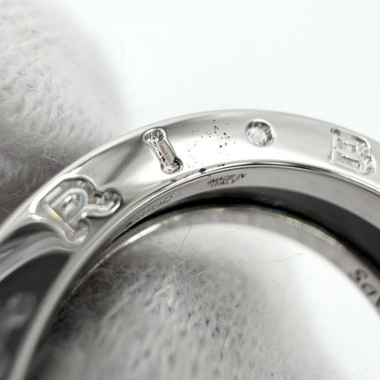 Bvlgari Ring Save the Children Band 52 925 Sterling Silver Ceramic Black