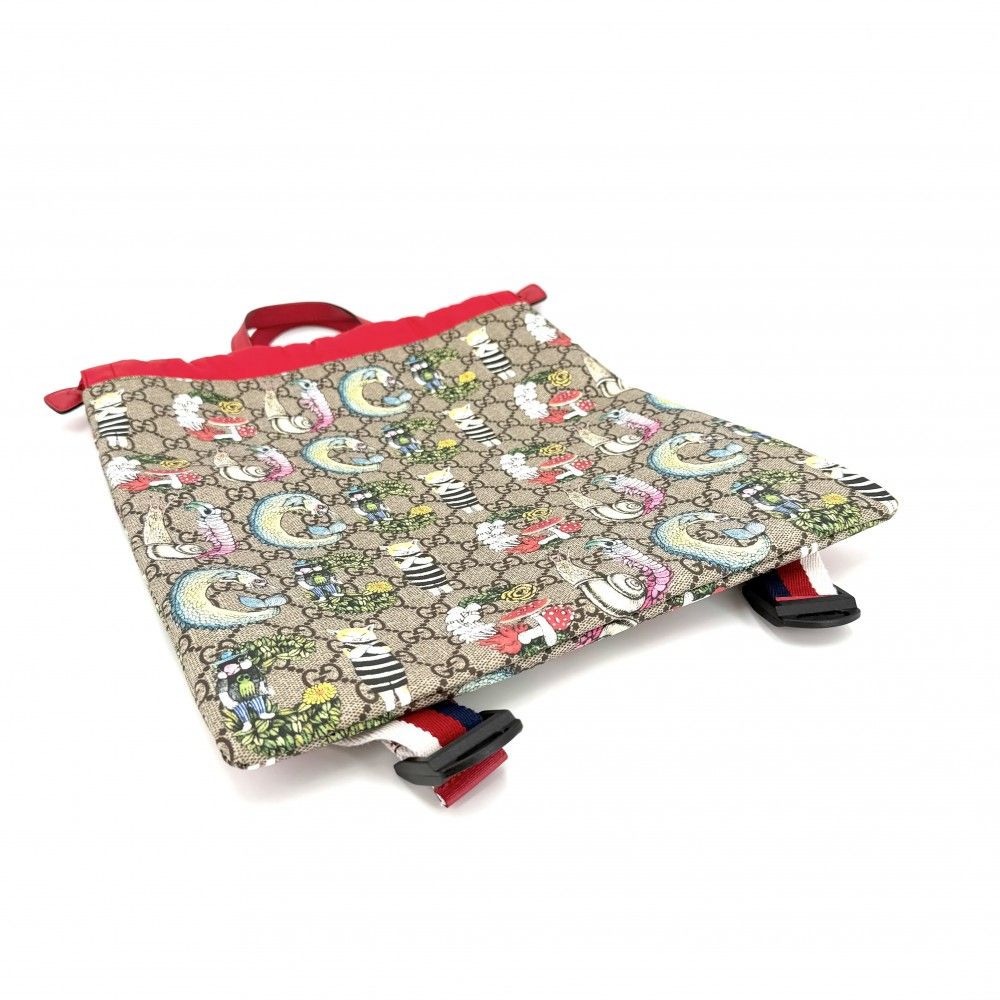 Gucci Backpack Yuko Higuchi Collaboration Children GG Supreme Canvas Leather — view 3