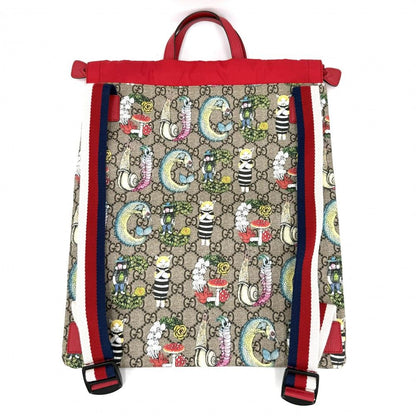 Gucci Backpack Yuko Higuchi Collaboration Children GG Supreme Canvas Leather — view 2