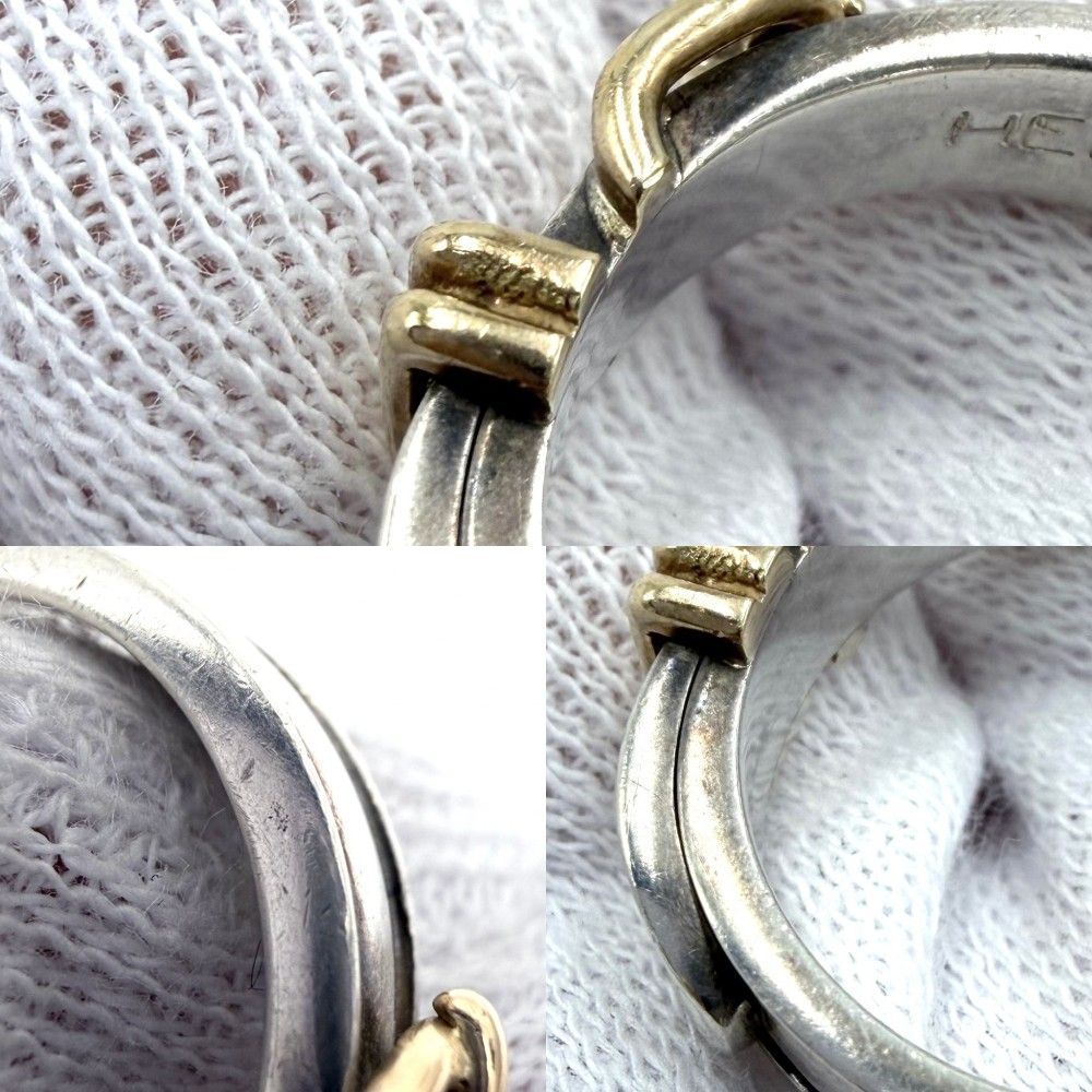 Hermes Ring Ceinture Belt Motif 18k Gold 52 925 Sterling Silver — view 8
