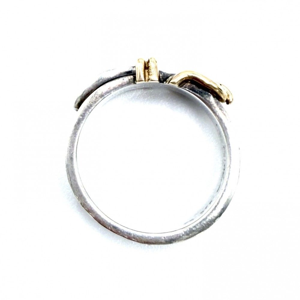 Hermes Ring Ceinture Belt Motif 18k Gold 52 925 Sterling Silver — view 2