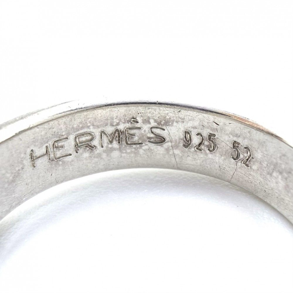Hermes Ring Ceinture Belt Motif 18k Gold 52 925 Sterling Silver — view 5