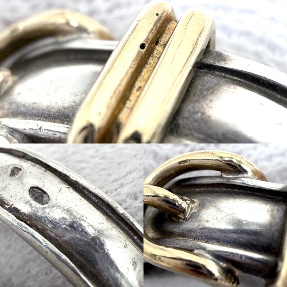 Hermes Ring Ceinture Belt Motif 18k Gold 52 925 Sterling Silver — view 6