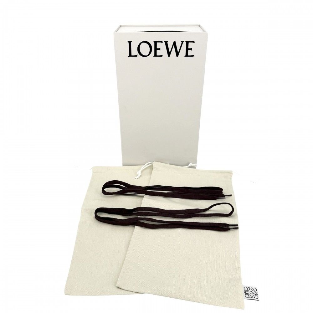 Loewe Sneakers Ballet Shoes 37 Nylon Suede Brown — view 9