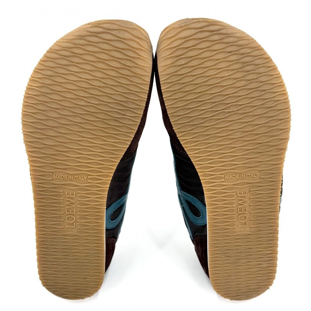 Loewe Sneakers Ballet Shoes 37 Nylon Suede Brown — view 5