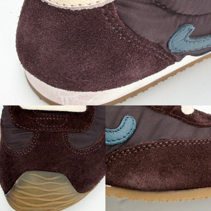 Loewe Sneakers Ballet Shoes 37 Nylon Suede Brown — view 8