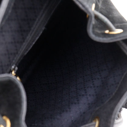 Gucci Bamboo Vintage Suede Black Backpack — view 6