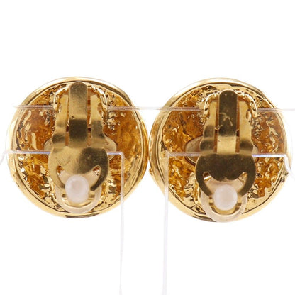 Chanel CC Logo Vintage Gold Plated Earrings — view 3