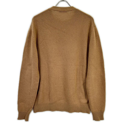 Prada Logo Embroidery Cashmere Knit Sweater 50 — view 2
