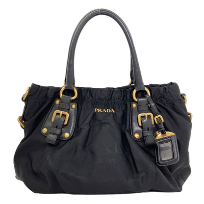 Prada Logo Tote Nylon