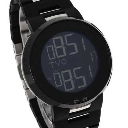 Gucci 114.2 Eye World Time Digital Watch SS Ssx Rubber — view 4