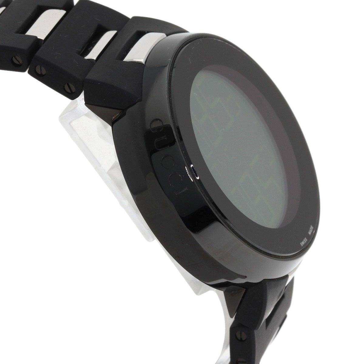 Gucci 114.2 Eye World Time Digital Watch SS Ssx Rubber — view 6
