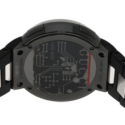 Gucci 114.2 Eye World Time Digital Watch SS Ssx Rubber — view 7