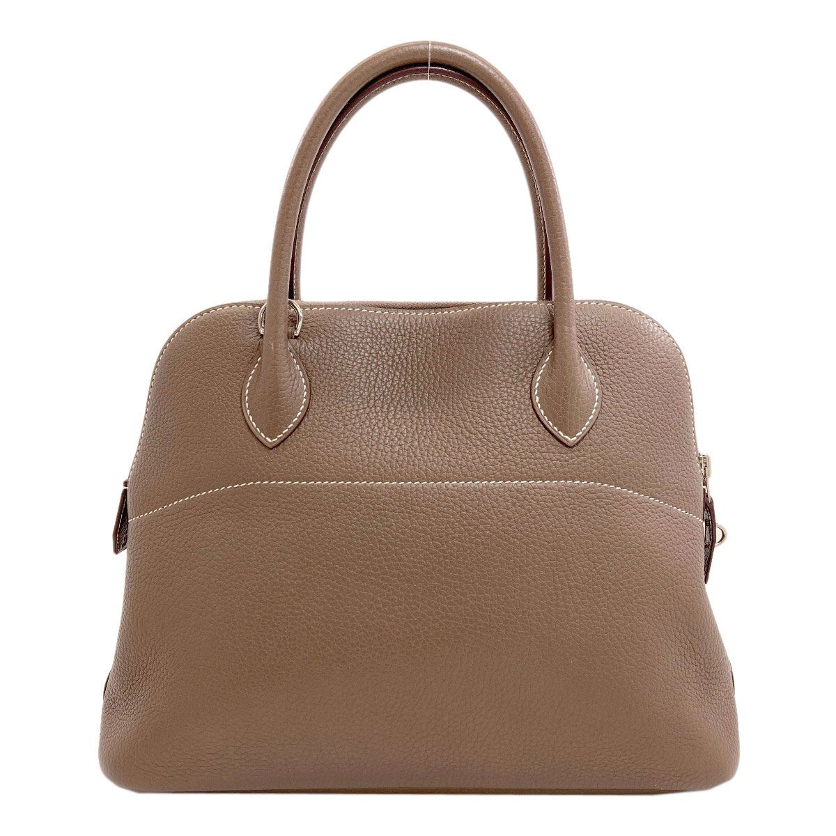 Hermes Bolide 31 Etoupe Silver Handbag Taurillon — view 2