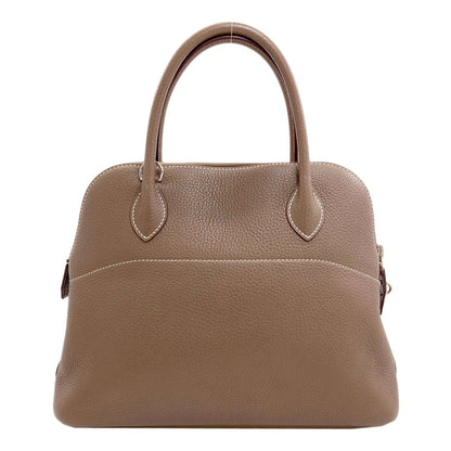 Hermes Bolide 31 Etoupe Silver Handbag Taurillon — view 2