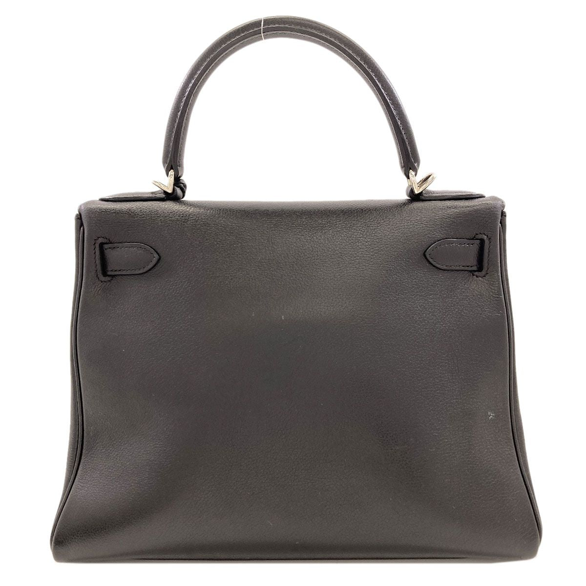 Hermes Kelly 28 Retourne Silver Handbag Epsom — view 2