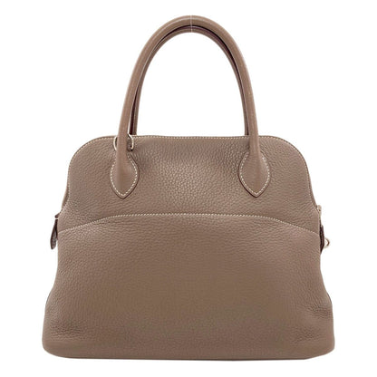 Hermes Bolide 31 Etoupe Silver Handbag Taurillon — view 2