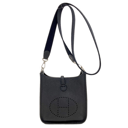 Hermes Evelyne TPM Silver Shoulder Bag Taurillon
