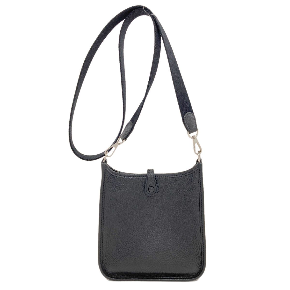 Hermes Evelyne TPM Silver Shoulder Bag Taurillon — view 2