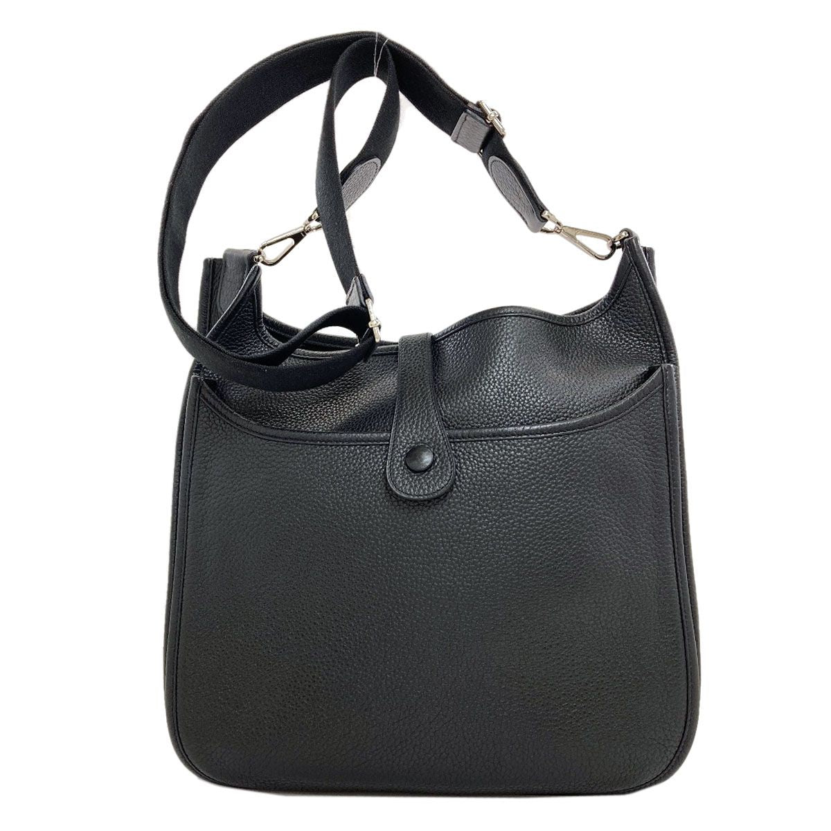 Hermes Evelyne 3 GM Silver Shoulder Bag Taurillon — view 2