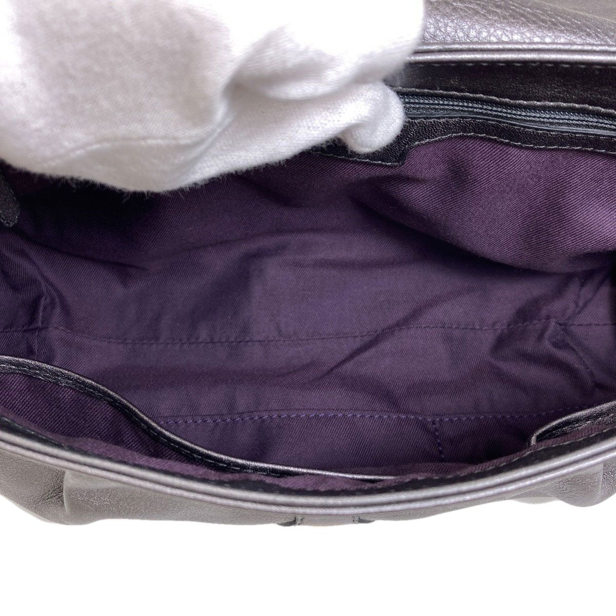 Bvlgari Shoulder Bag Leather — view 5