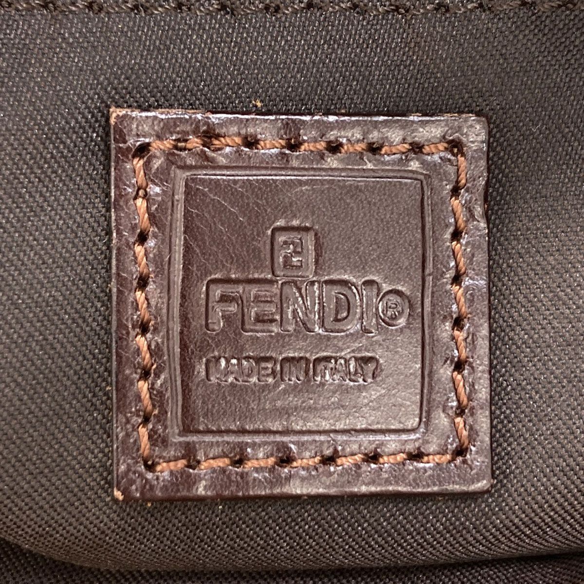 Fendi Zucca Pattern Handbag Canvas — view 6