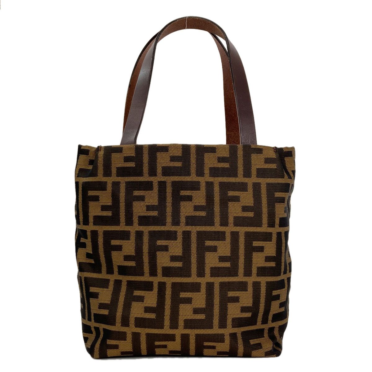 Fendi Zucca Pattern Handbag Canvas — view 2