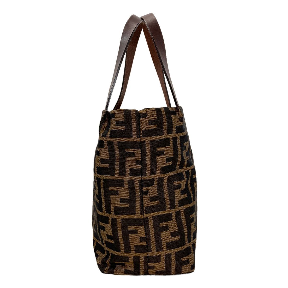 Fendi Zucca Pattern Handbag Canvas — view 3