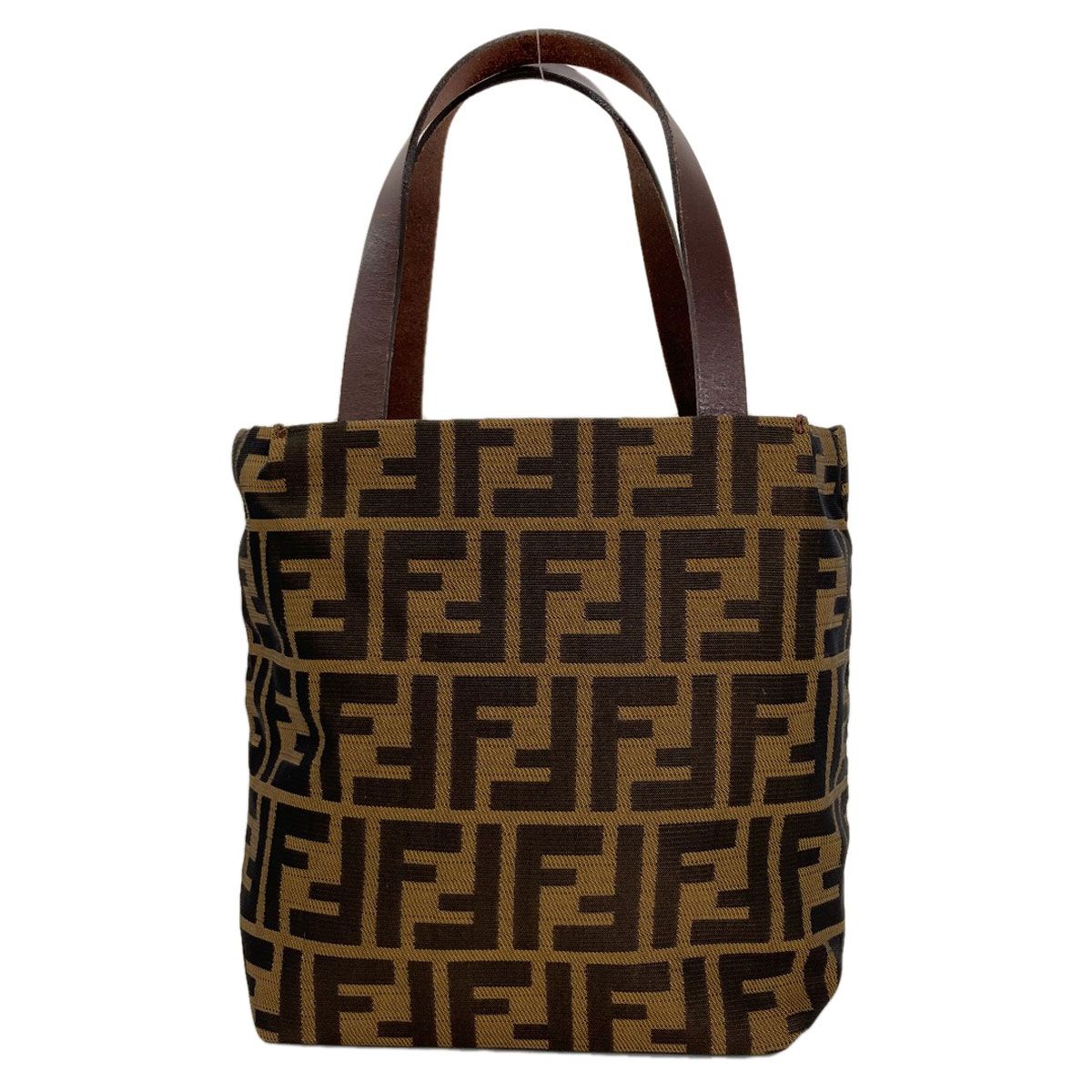 Fendi Zucca Pattern Handbag Canvas