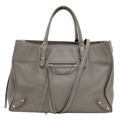Balenciaga Paper 2-Way Handbag Leather