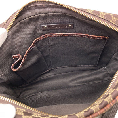 Celine Macadam Pattern Shoulder Bag Canvas — view 5