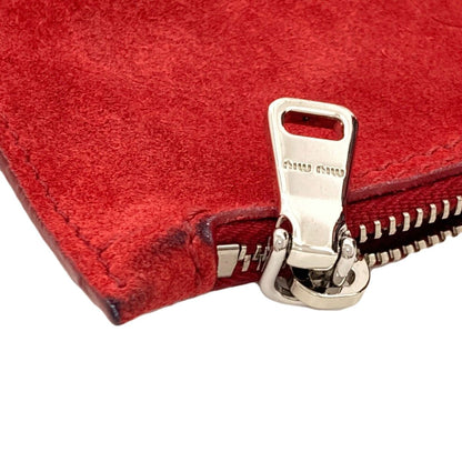 Miu Miu Cherry Print 2-Way Shoulder Bag Denim — view 9