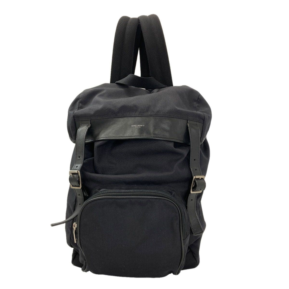 Saint Laurent Logo Backpack Canvas