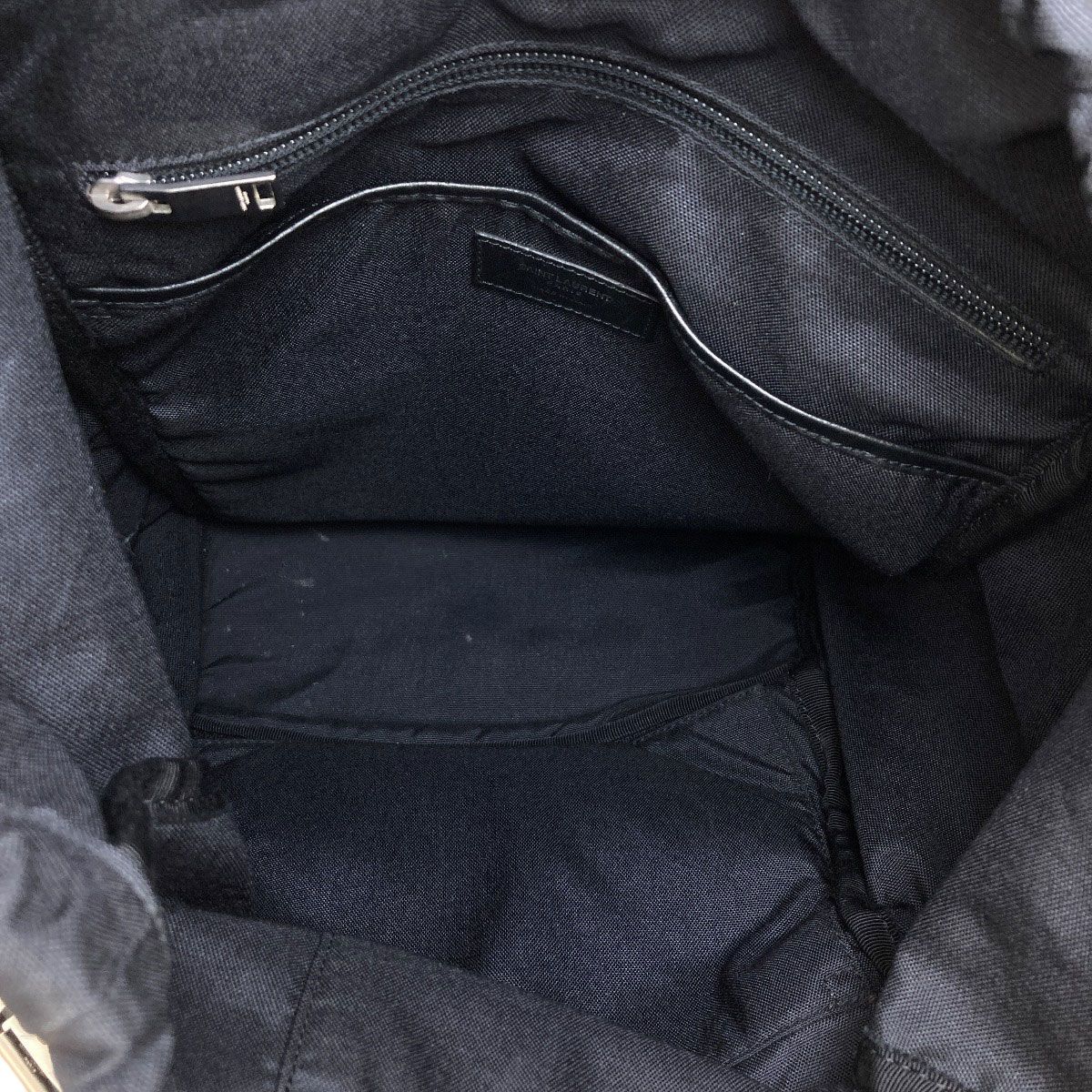 Saint Laurent Logo Backpack Canvas — view 5