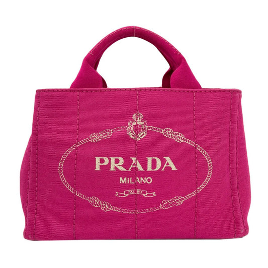 Prada Canapa Handbag Canvas